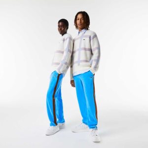 Lacoste Side Contrast Band Trackpants Blue | ONFE-61947