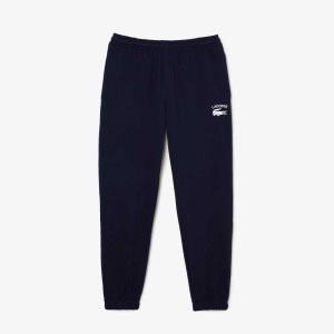 Lacoste Tapered Fit Trackpants Navy Blue | IWBK-01476